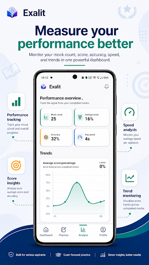 Exalit: Exam Preparation App Screenshot 2