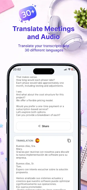 Voxcript : Audio to Text AI Screenshot 3