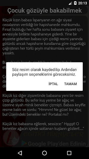 Eğitici Düşündürücü Hikayeler Screenshot 3