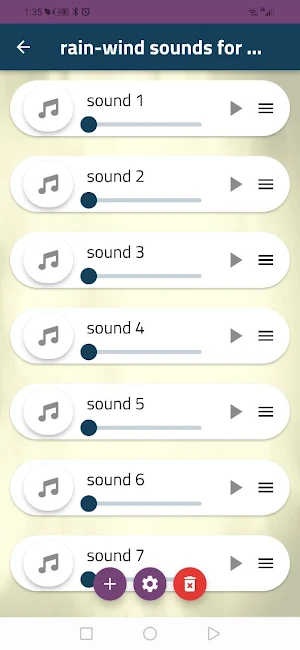 rain-wind sounds for sleeping Screenshot 1