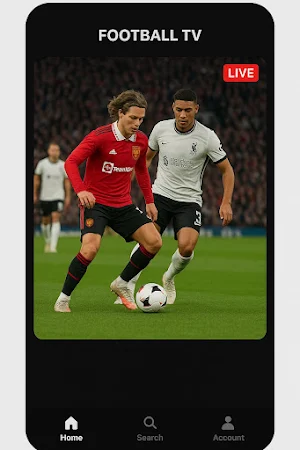 Live Football Tv HD Streaming Screenshot 1