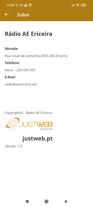 Rádio AE Ericeira Screenshot 1