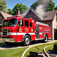 Fire Truck Sim Rescue Games