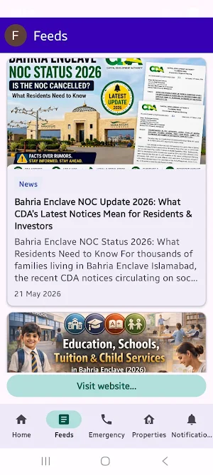 Bahria Enclave Community Screenshot 1