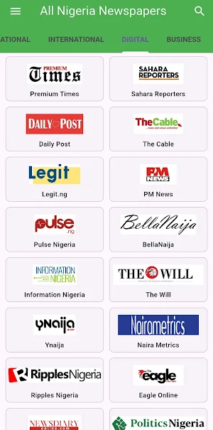 All Nigeria Newspapers Online Screenshot 2