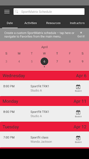 SportMatrix Screenshot 2
