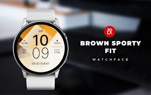 Brown Sporty Fit Watch Face Screenshot 0