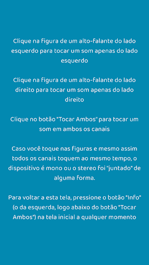 Teste Stereo Screenshot 1