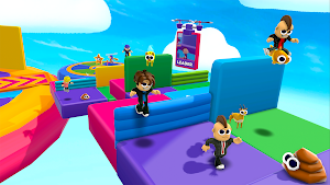 Obby Parkour Race: Multiplayer Screenshot 0