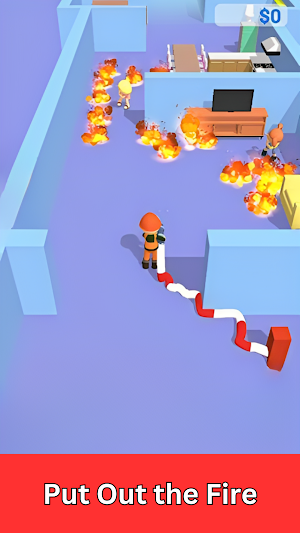 Idle Fire Fighter Rich Tycoon Screenshot 2