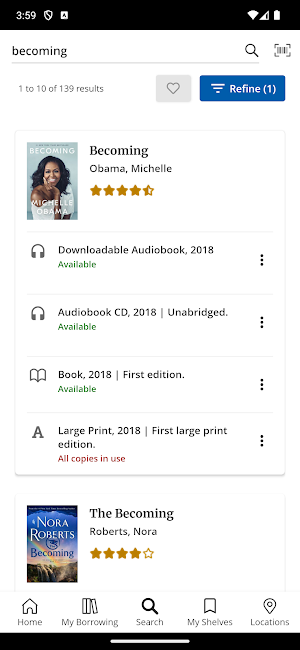 Frisco Library Screenshot 2