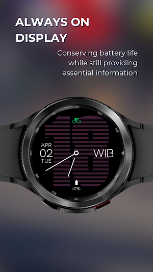EXD033: Sporty Watch Face Screenshot 3