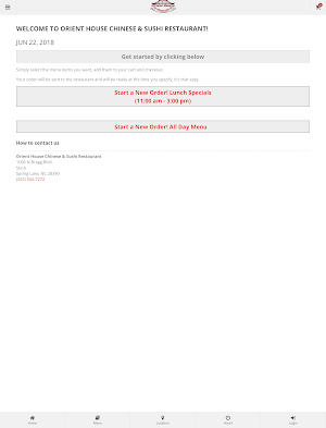 Orient House Chinese & Sushi Screenshot 3