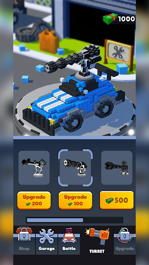 Cars Battle - Voxel Edition Screenshot 0