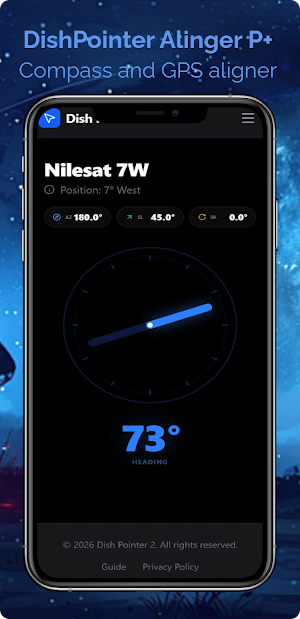 SatFinder Satellite Dish Align Screenshot 1