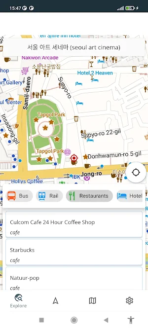 South Korea Offline Map Screenshot 0
