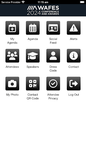 2024 WAFES Conference App Screenshot 1