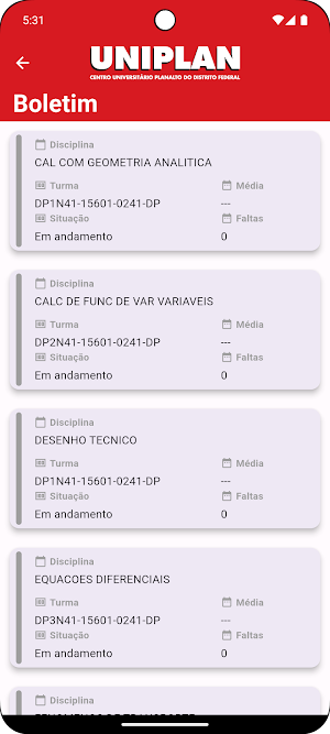 Uniplan Screenshot 3