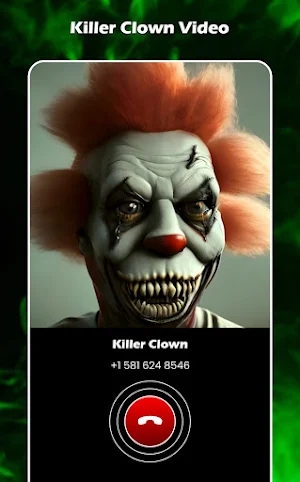 Killer Clown Fake Video Call Screenshot 1