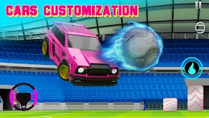 Rocket Car Soccer Clash Game Screenshot 2
