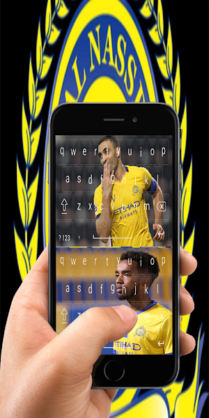 keyboard thème al nassr fans Screenshot 0