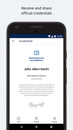 Blockcerts Wallet Screenshot 3