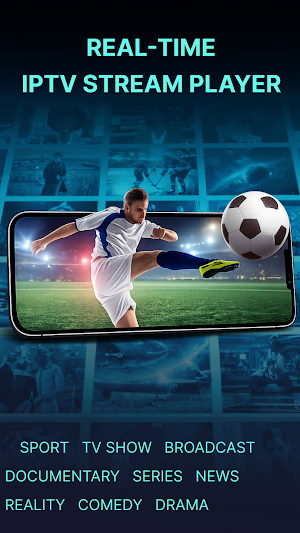 Watch Live TV: IPTV Player Screenshot 1