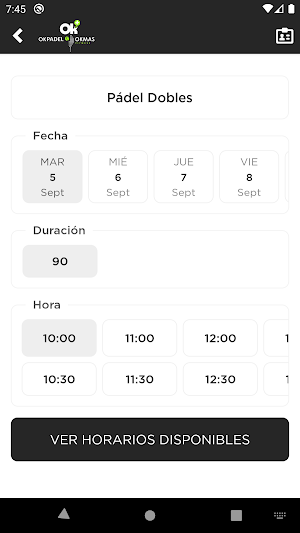 Okpadel Castellón Screenshot 3