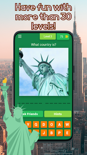 Country Guess Game Screenshot 2