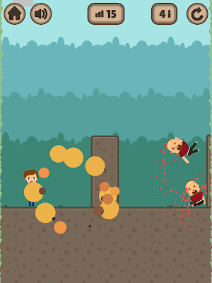 Bouncy Bullet Physics Puzzles Screenshot 1