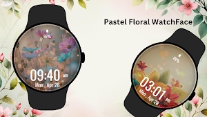 Pastel Floral Watch Face Screenshot 1