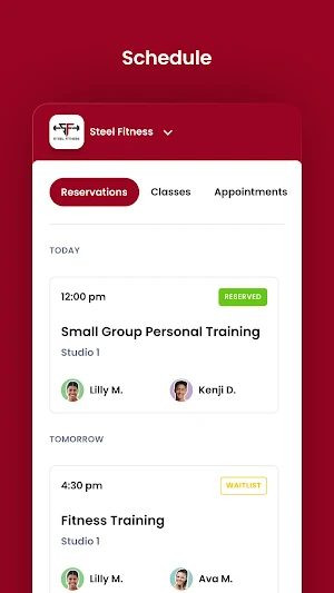 Steel Fitness Screenshot 2