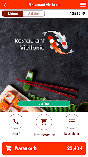 Restaurant Viettonic Screenshot 0
