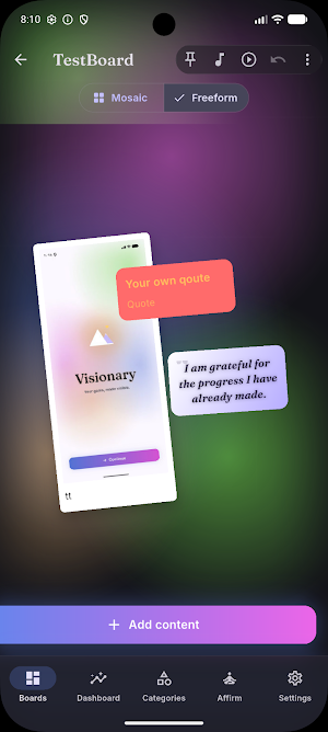 Visionary - Vision Board Screenshot 0