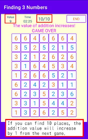 Finding 3 numbers Screenshot 3