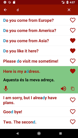Learn Catalan Offline For Go Screenshot 3