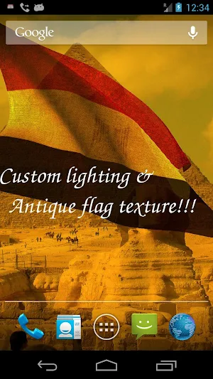 Egypt Flag Live Wallpaper Screenshot 3