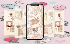Kawaii Aesthetic Wallpapers HD Screenshot 0