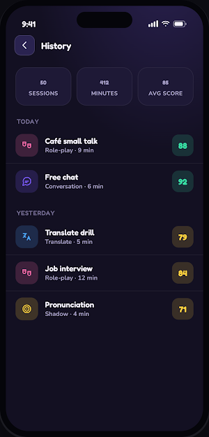 Speak It Easy: AI Tutor Screenshot 3