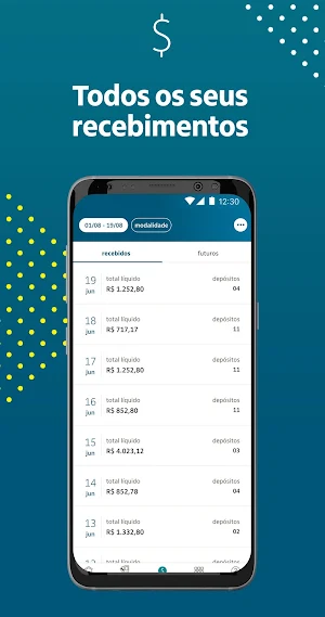 Rede: Gestão de Vendas da Maquininha de Cartão Screenshot 3