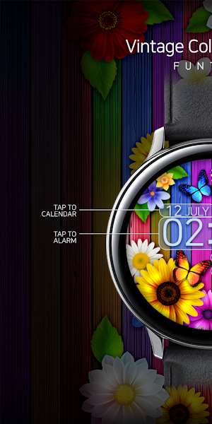 Colorful Bloom - Watchface Screenshot 1