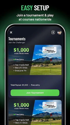 Skill Shot Golf Screenshot 1