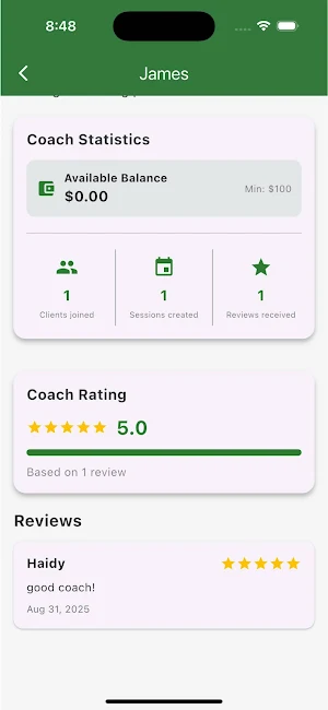 Be My Coach Screenshot 2