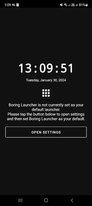 Boring Launcher (Beta) Screenshot 0