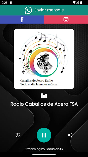 Radio Caballos de Acero FSA Screenshot 0