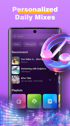 Music Player, MP3 Player: Flow Screenshot 1