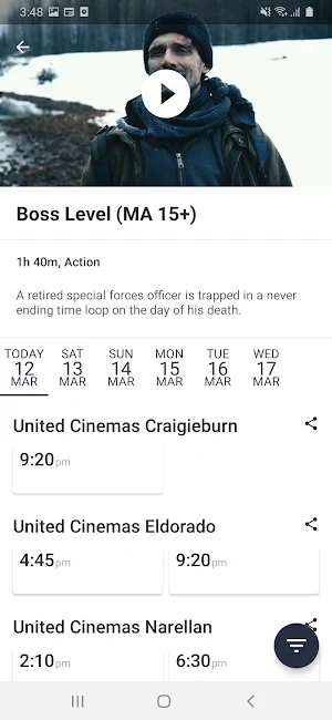 United Cinemas AU Screenshot 3