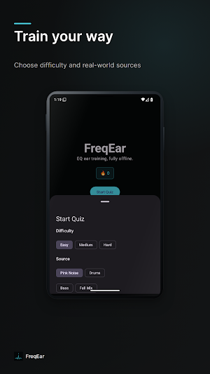 FreqEar: EQ Ear Training Screenshot 1