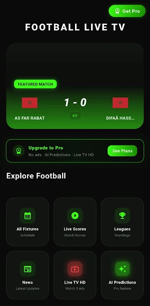 PlayFy-LiveFootball TV HD Screenshot 1