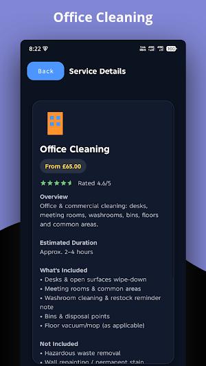 DS Cleaning Services Screenshot 2